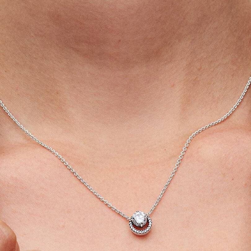 PANDORA SPARKLING LIGHT POINT NECKLACE