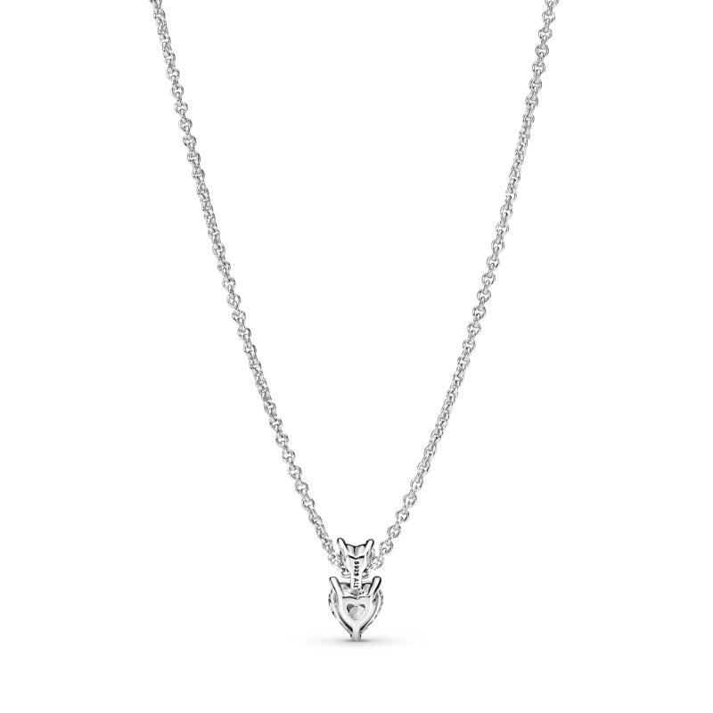 COLLANA PANDORA DOPPIO CUORE SCINTILLANTE