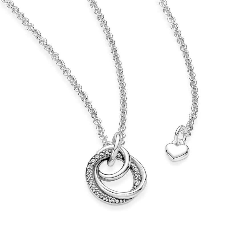 COLLANA PANDORA CERCHI LUMINOSI