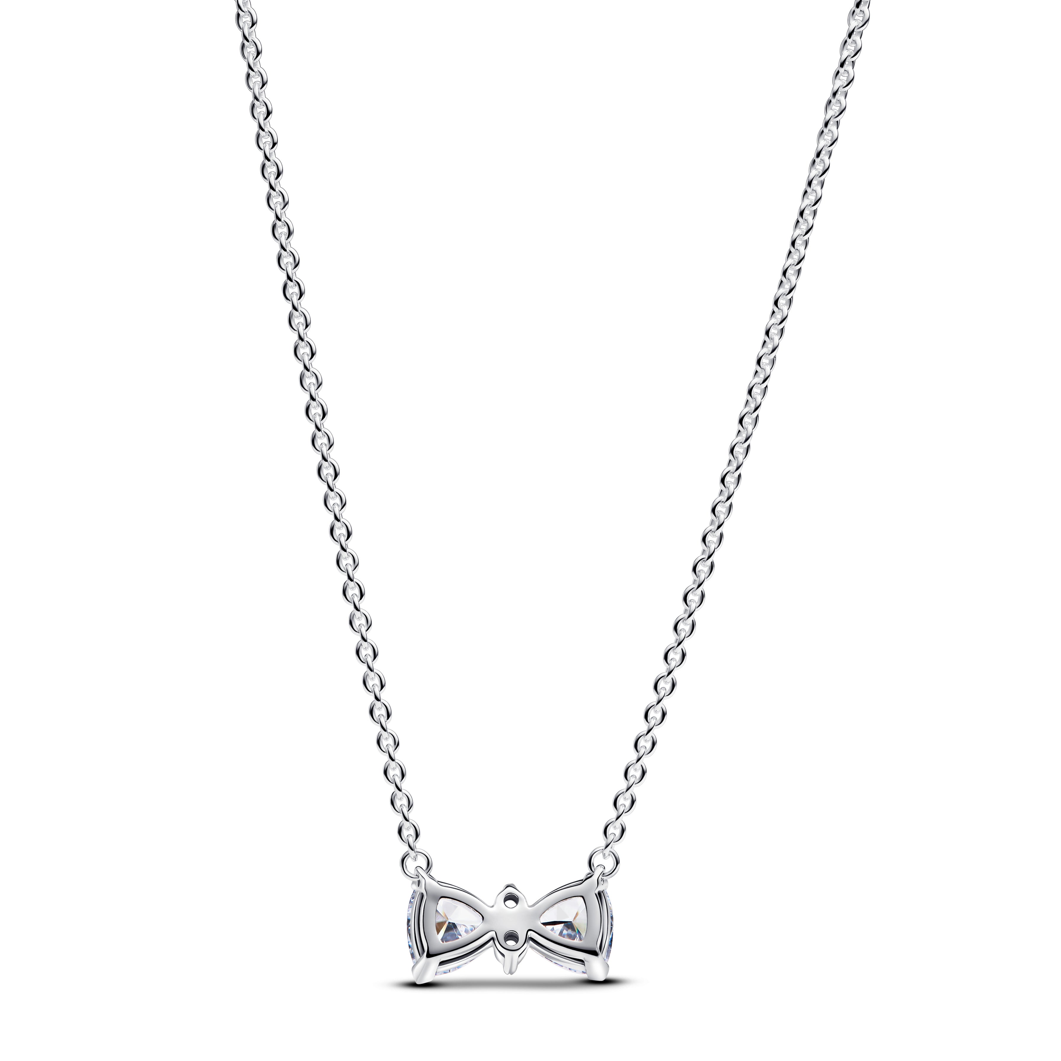 PANDORA GOLDEN NECKLACE WITH LARGE LIGHT BOW