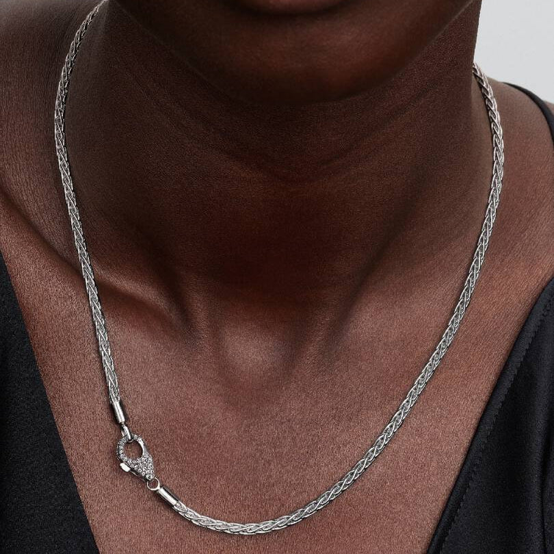 COLLANA PANDORA COMPONIBILE CHIUSURA PAVE'