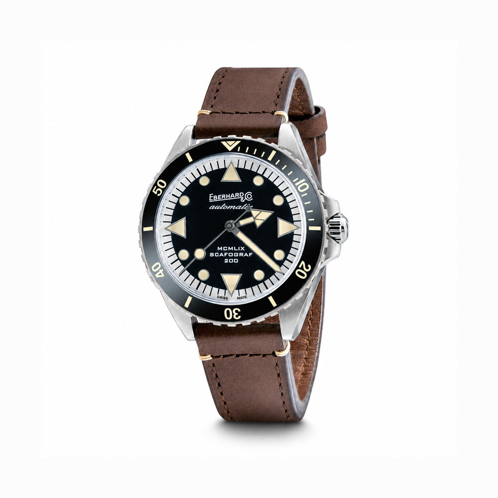 OROLOGIO EBERHARD SCAFOGRAF 300 MCMLIX BLACK DIAL |43MM|