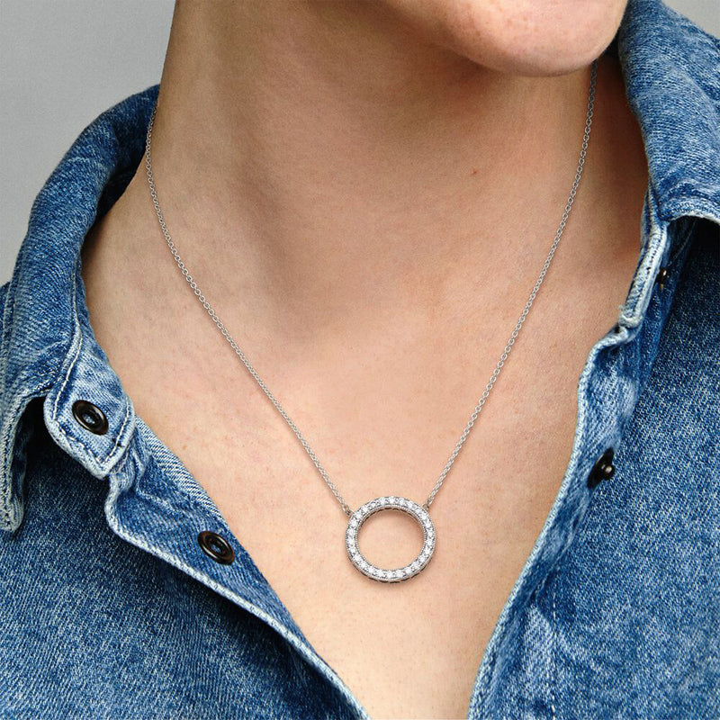 COLLANA PANDORA CERCHIO SCINTILLANTE