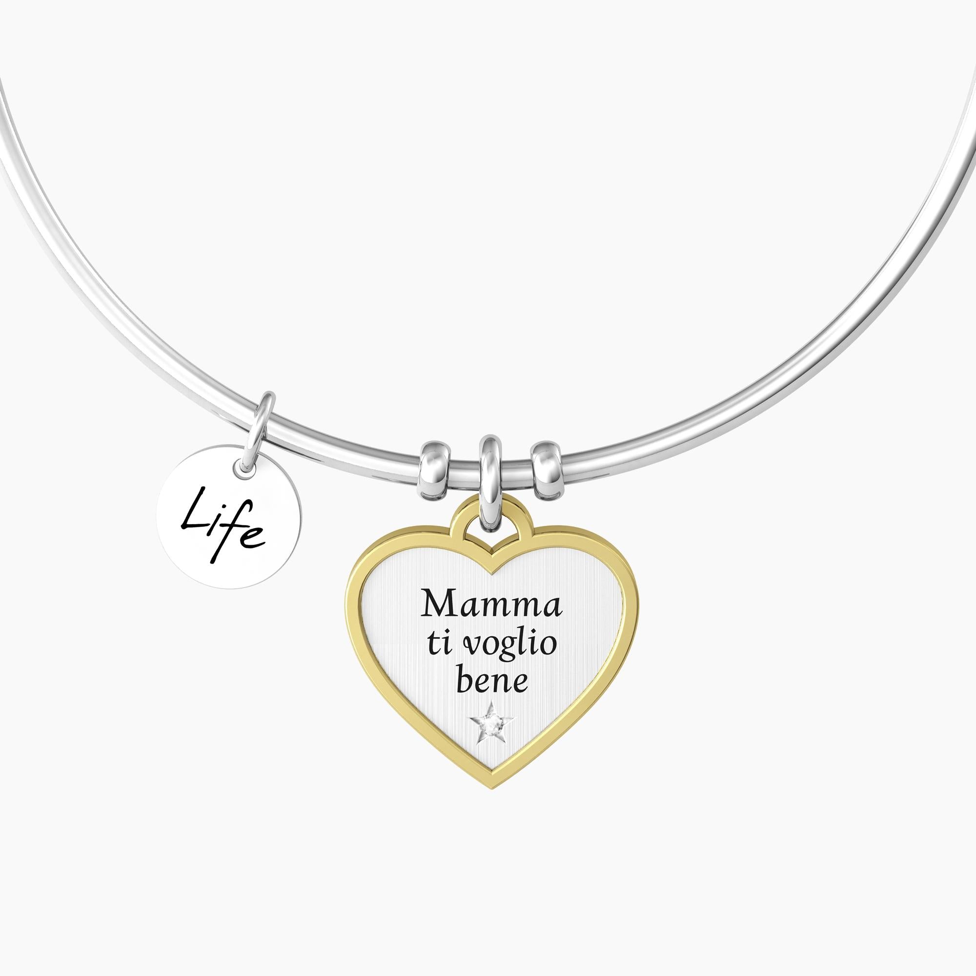 BRACCIALE KIDULT CUORE | MAMMA TI VOGLIO BENE