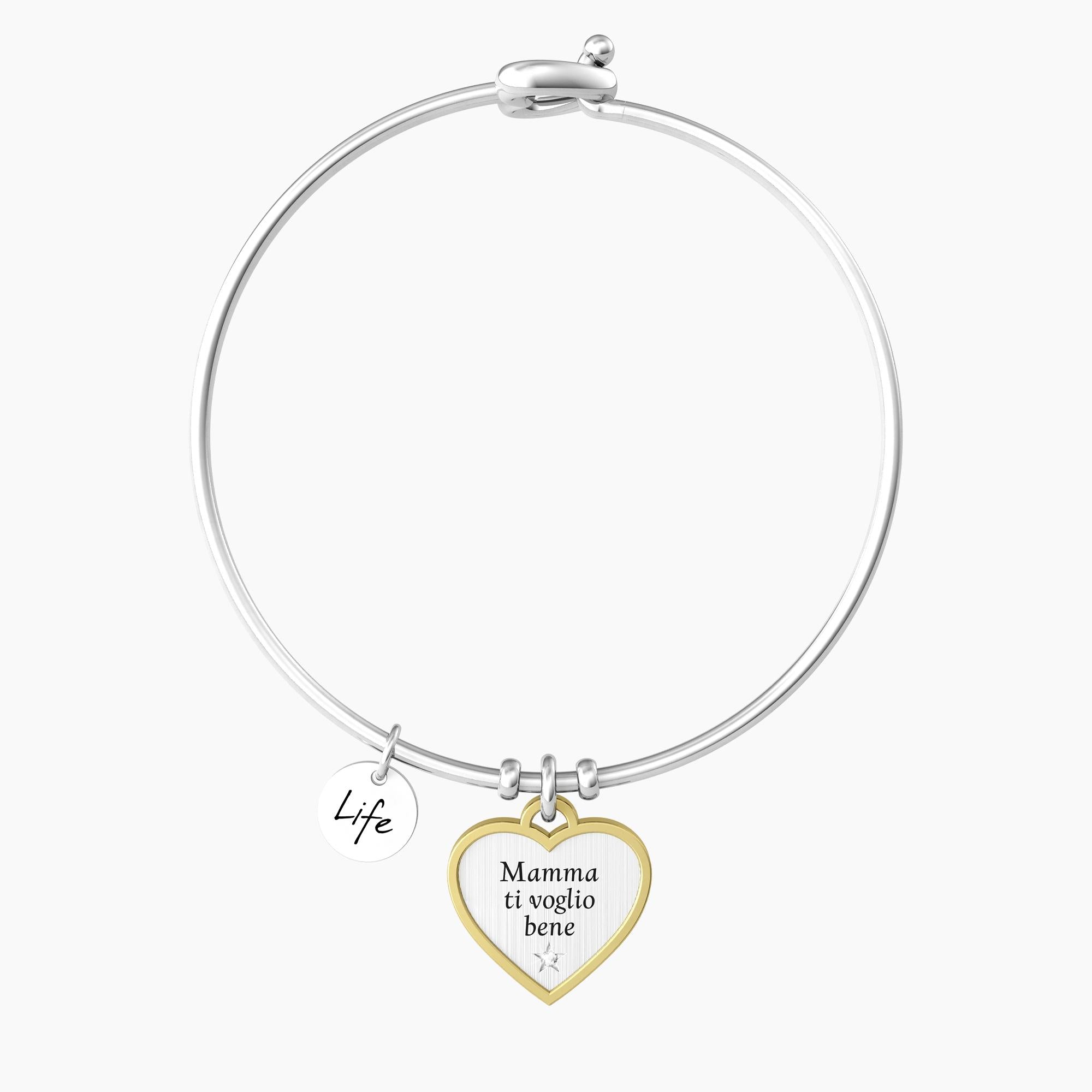 BRACCIALE KIDULT CUORE | MAMMA TI VOGLIO BENE
