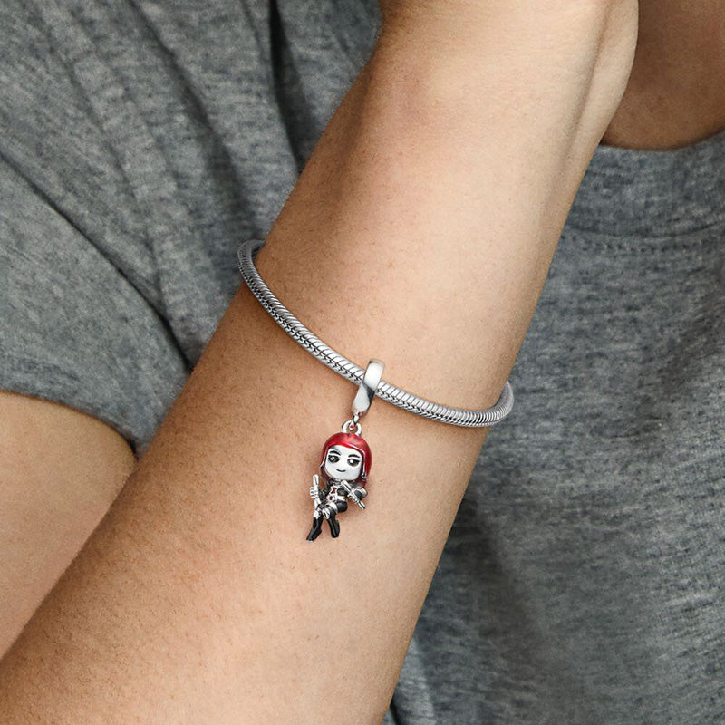 CHARM PANDORA MARVEL AVENGERS BLACK WIDOW