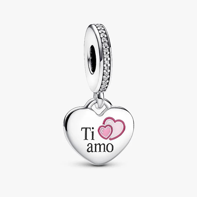 CHARM PENDENTE PANDORA CUORE “TI AMO”