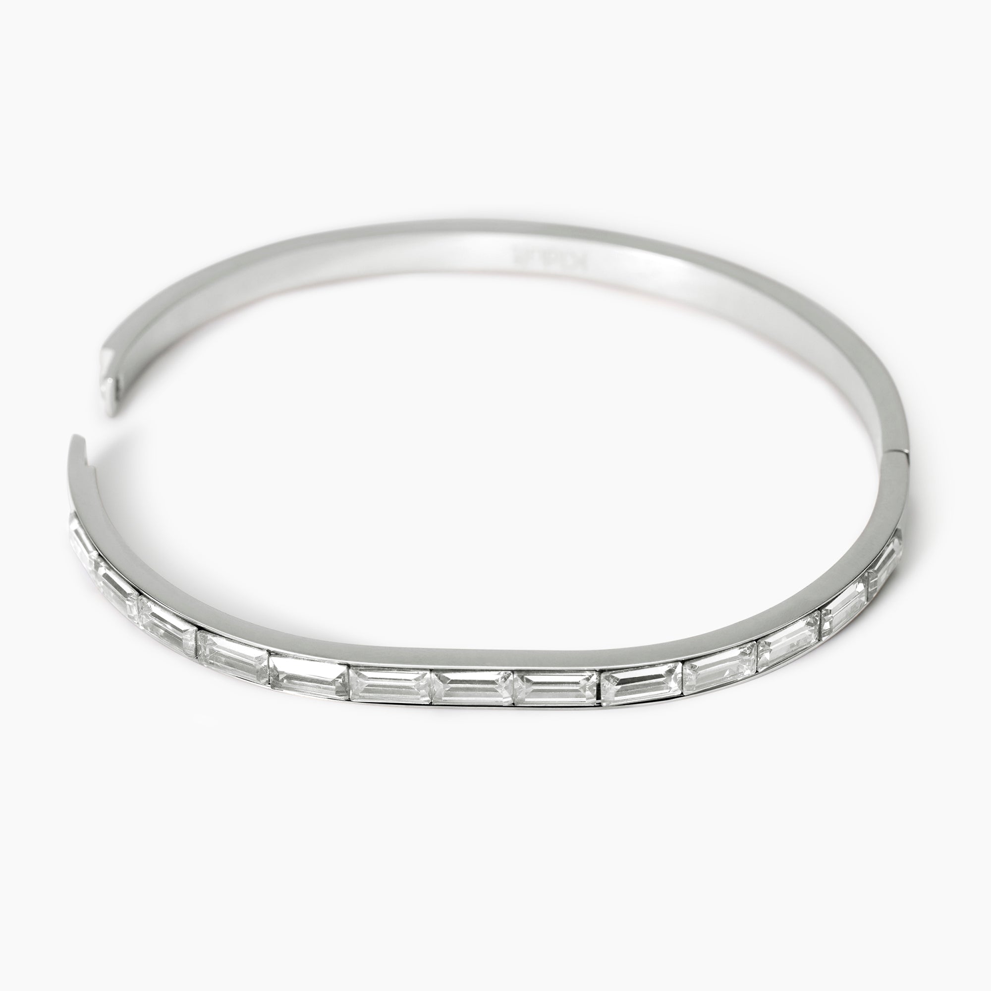 BRACCIALE KIDULT STYLE RIGIDO CON CRISTALLI BIANCHI