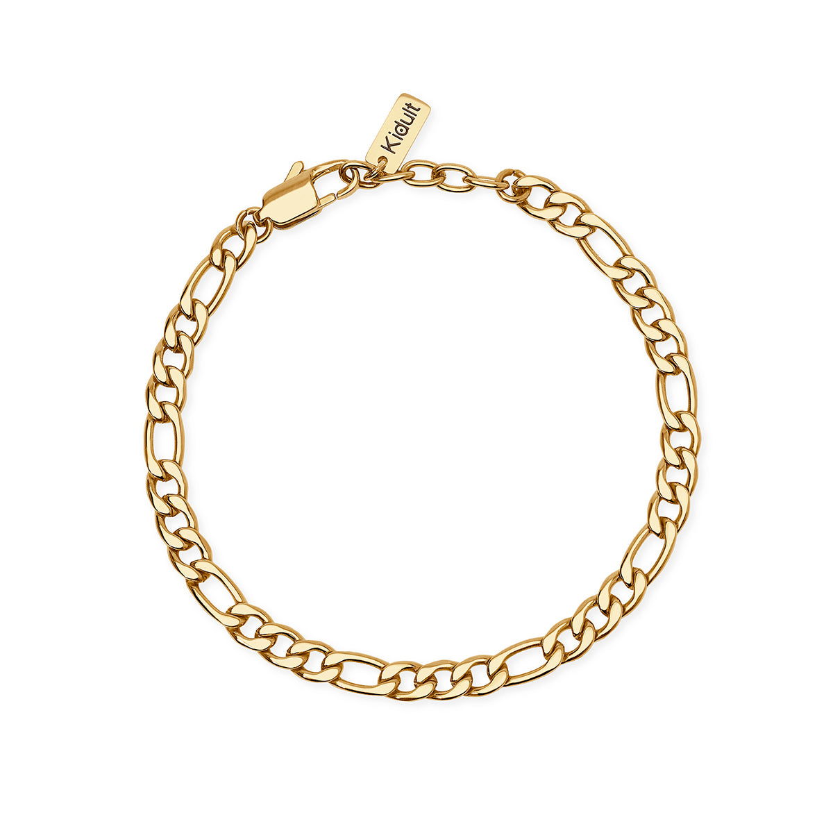 BRACCIALE KIDULT STYLE ACCIAIO DORATO CATENA