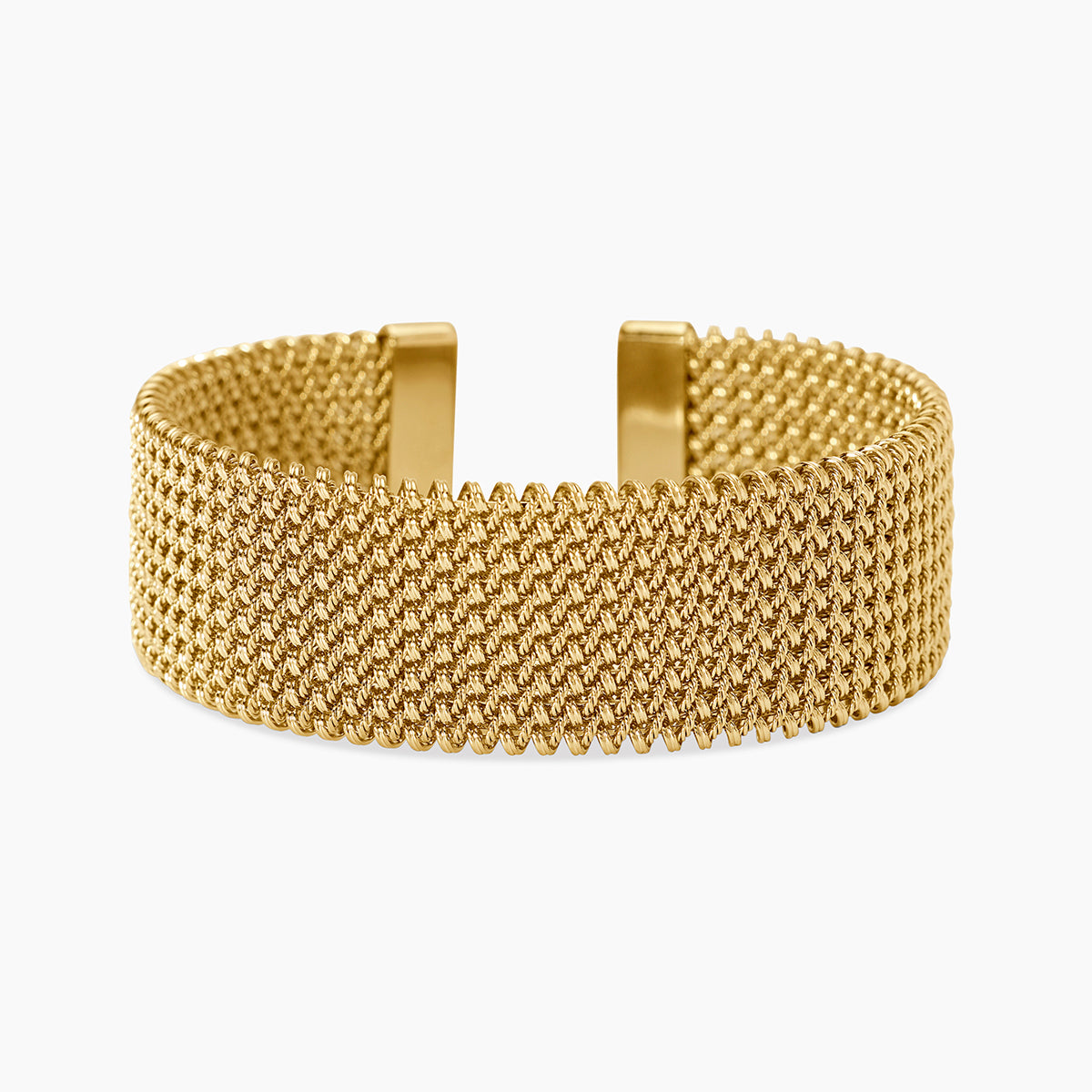 BRACCIALE KIDULT STYLE CUFF DORATO CON MAGLIA MESH