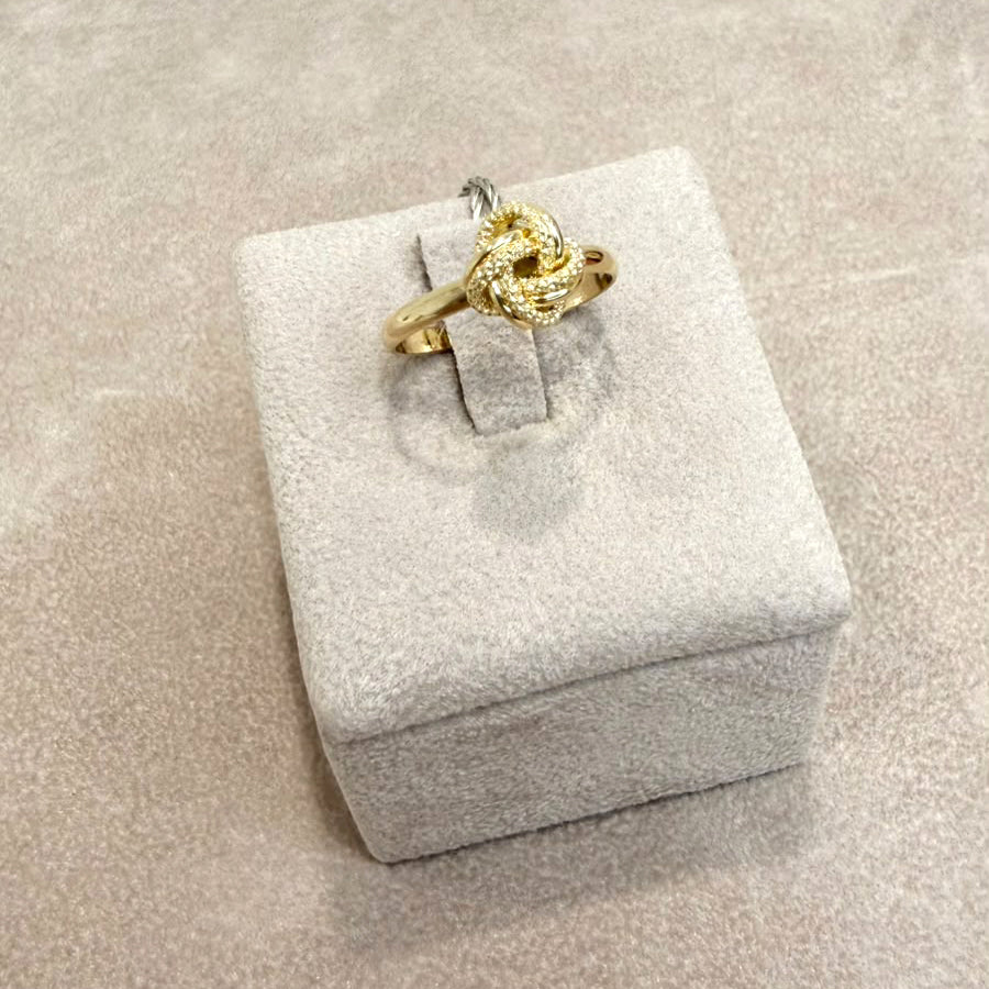 Anello Nodo in Oro Giallo 18 KT