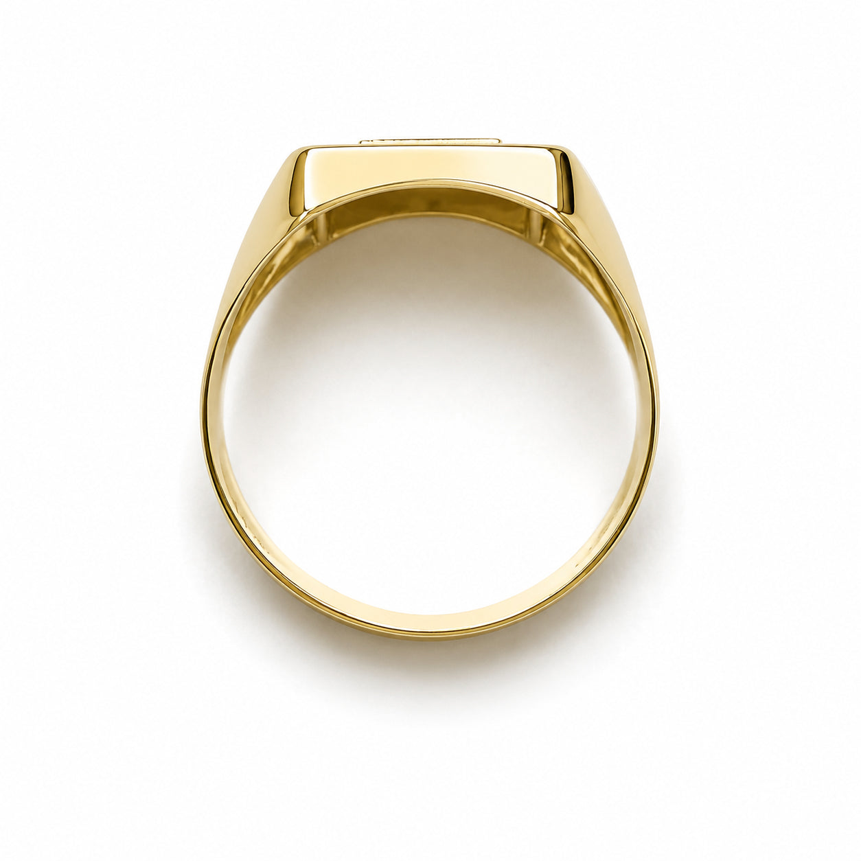 Anello Uomo Chevalier Greca Tricolore in Oro 18KT (750)