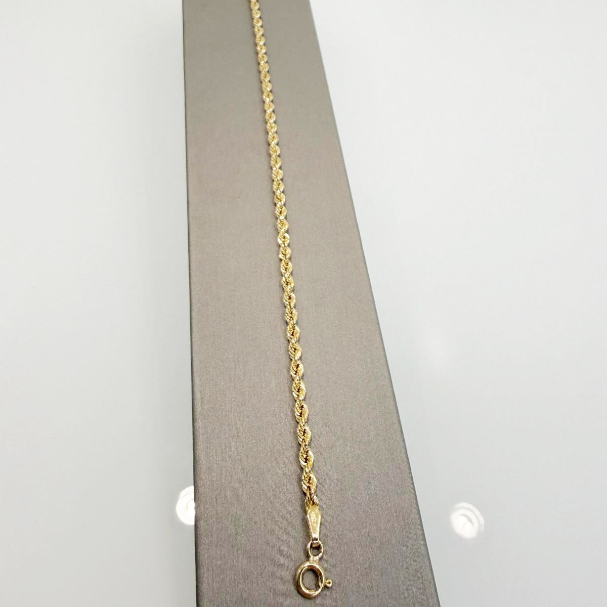 Bracciale in oro giallo 18KT (750) a maglia torchon