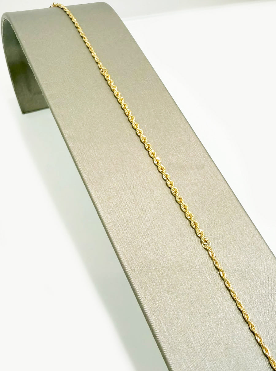 Bracciale a Corda in Oro Giallo 18 KT (750)