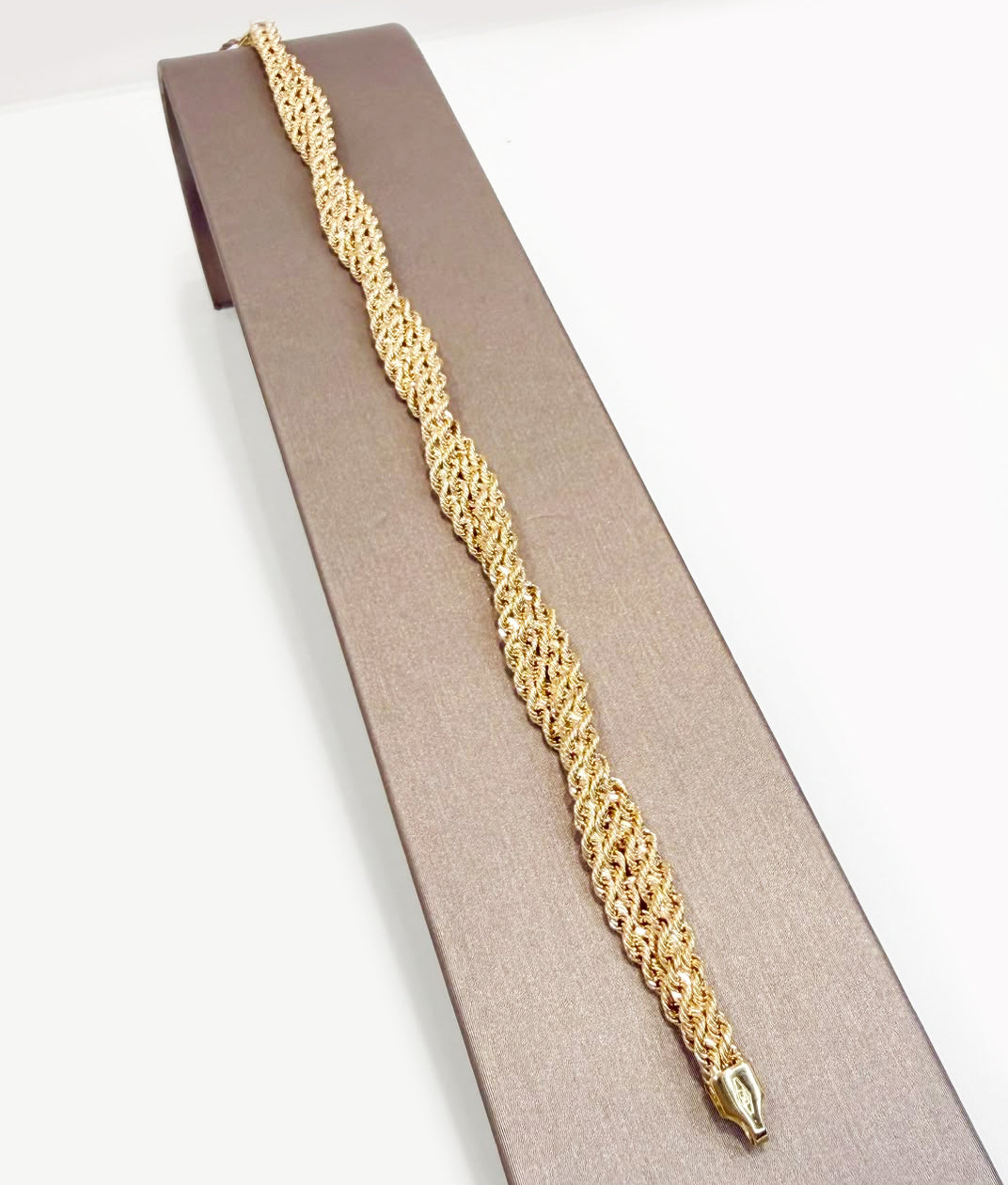 Bracciale Intrecciato in Oro Giallo 18 KT (750)