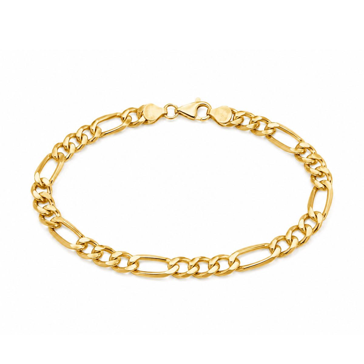 Bracciale con Maglie Allungate in Oro Giallo 18 KT