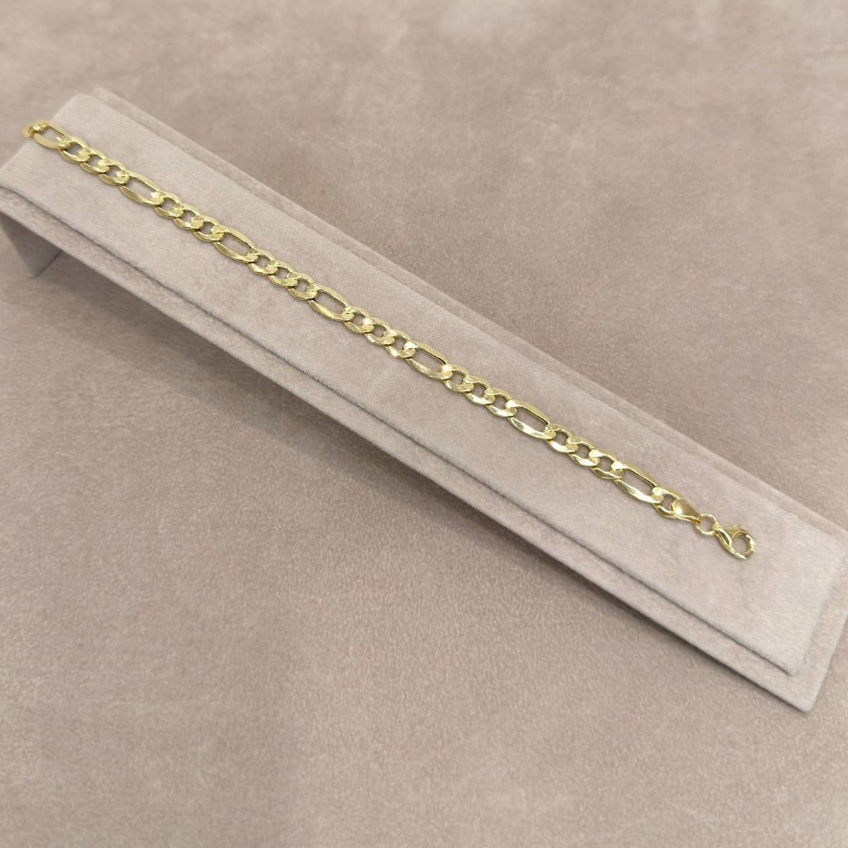 BRACCIALE UOMO IN ORO GIALLO 18 KT (750) A MAGLIA ALTERNATA