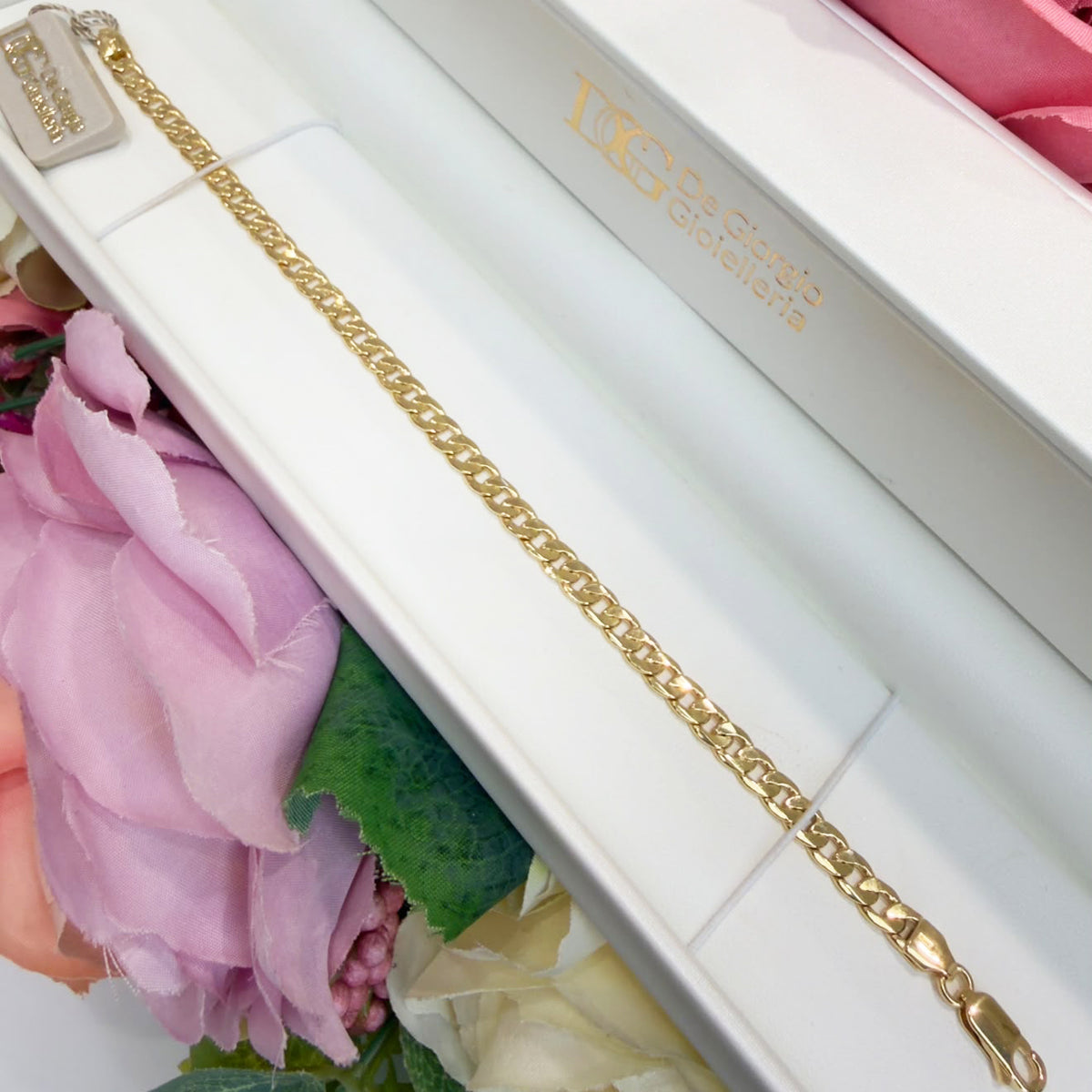 BRACCIALE GROUMETTE IN ORO GIALLO 18 KT (750)