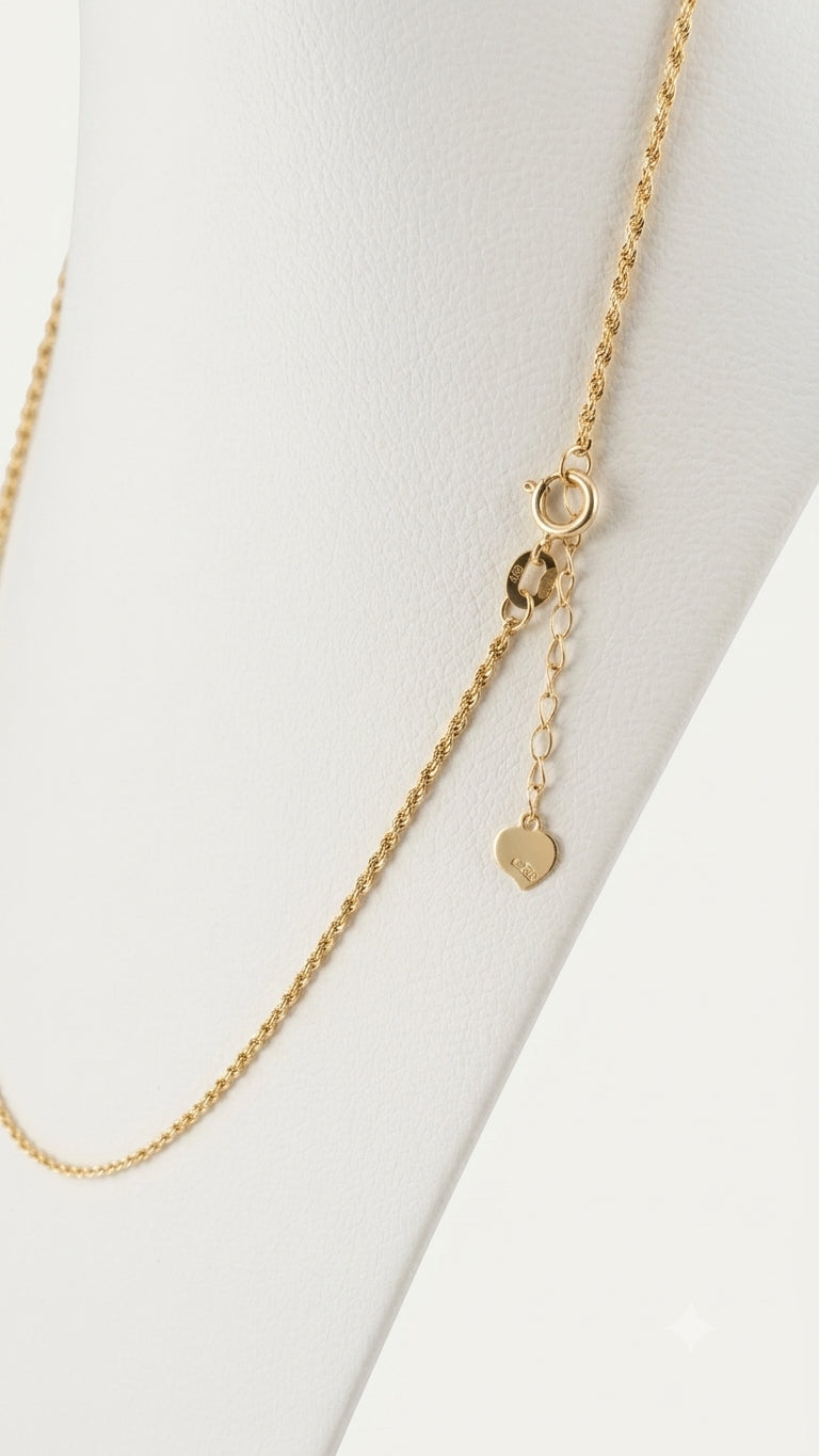 Collana torchon in oro giallo 18 KT (750)
