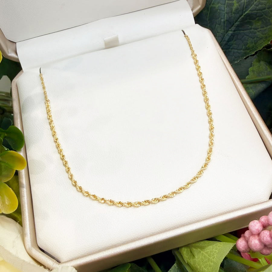 Collana torchon in oro giallo 18 KT (750)