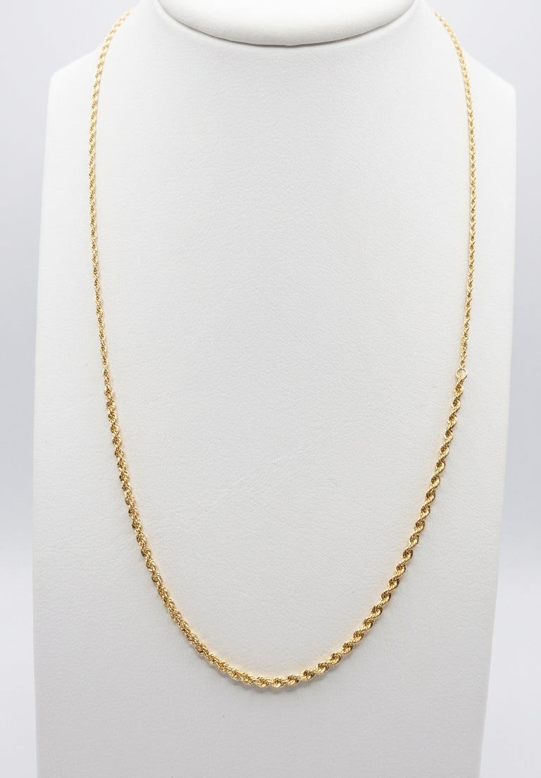 Collana torchon in oro giallo 18 KT (750)
