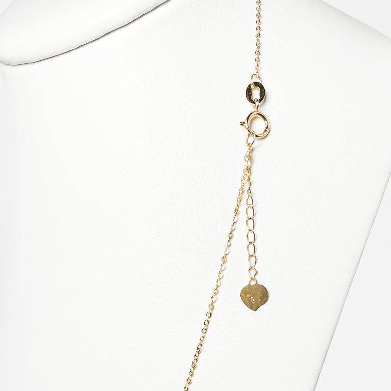 Collana con sfere centrali in oro giallo 18 KT (750)