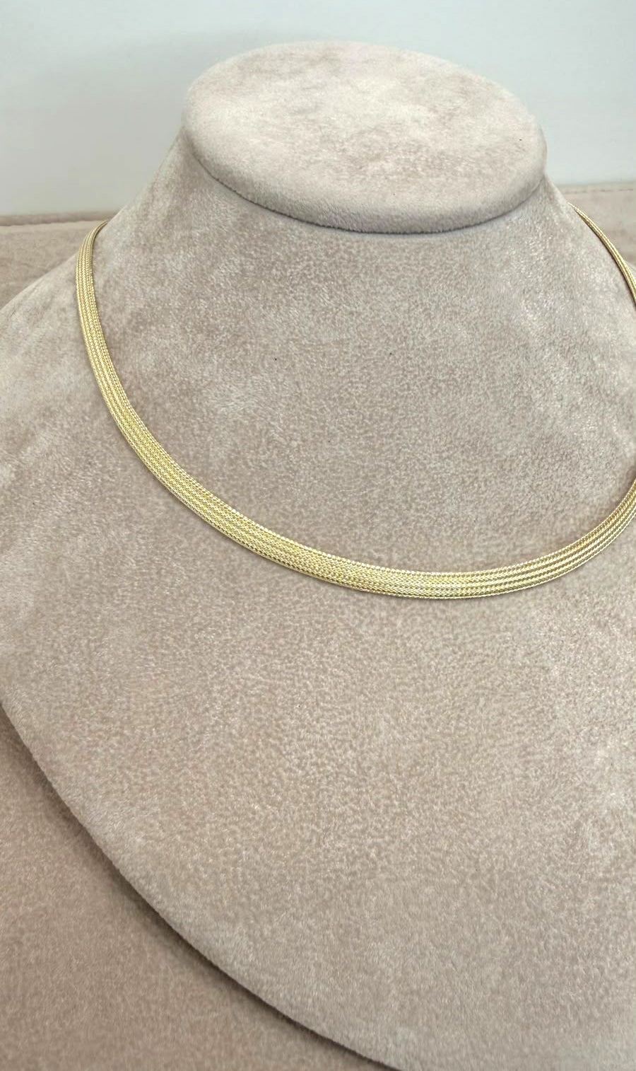 COLLANA MULTIFILO IN ORO 18 KT