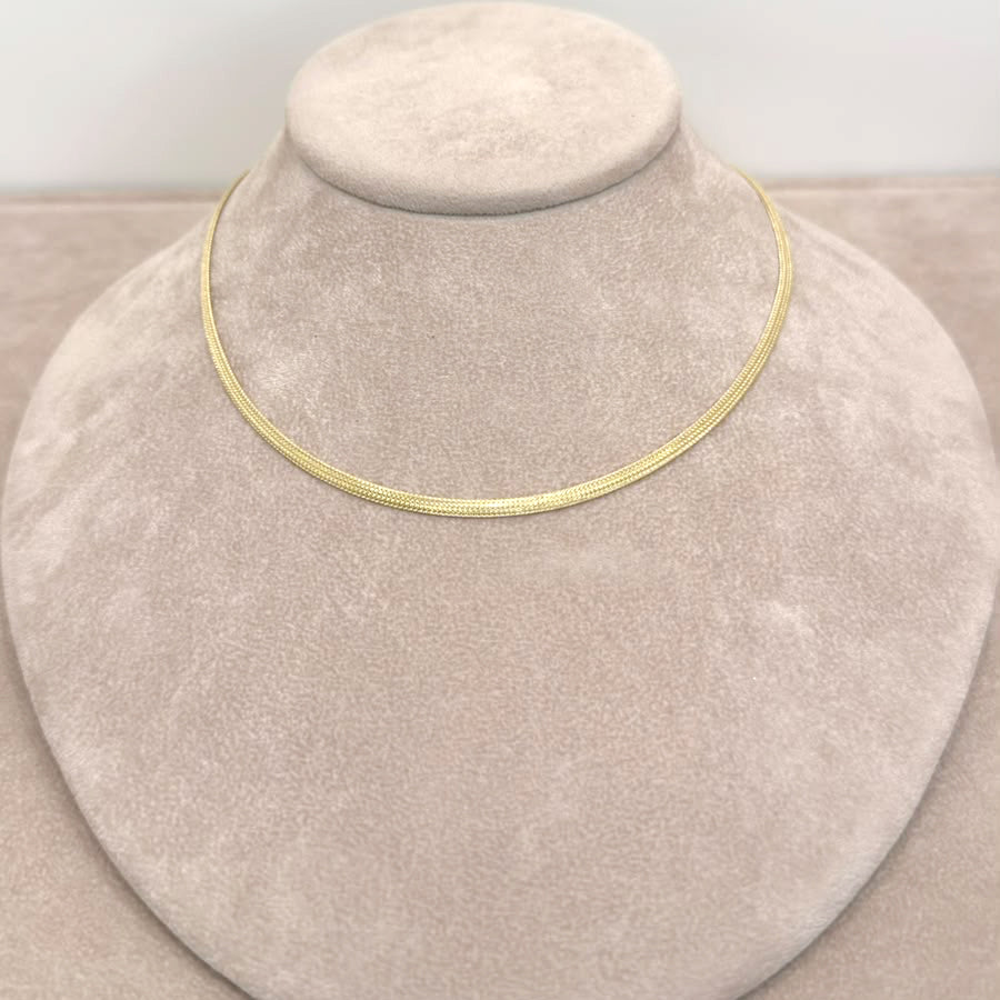 COLLANA MULTIFILO IN ORO 18 KT