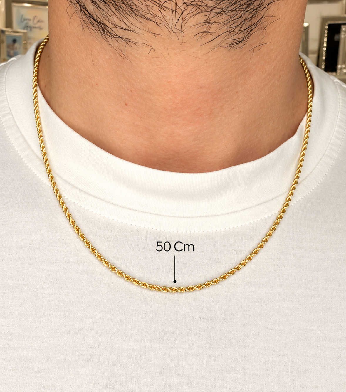 COLLANA TORCHON INTRECCIATA IN ORO GIALLO 18 KT