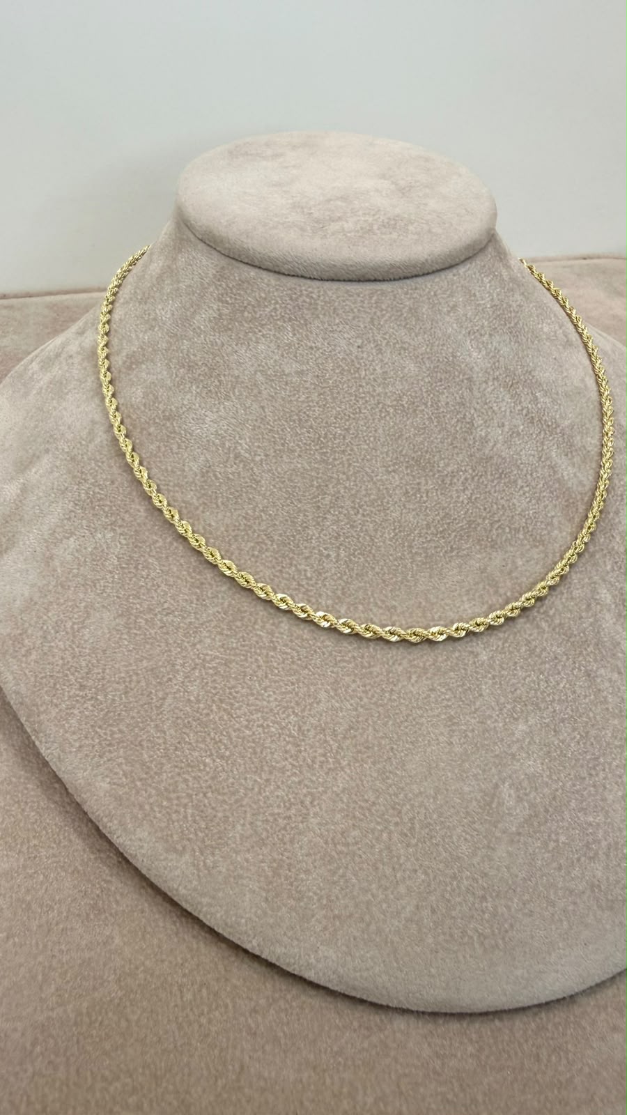 COLLANA TORCHON INTRECCIATA IN ORO GIALLO 18 KT
