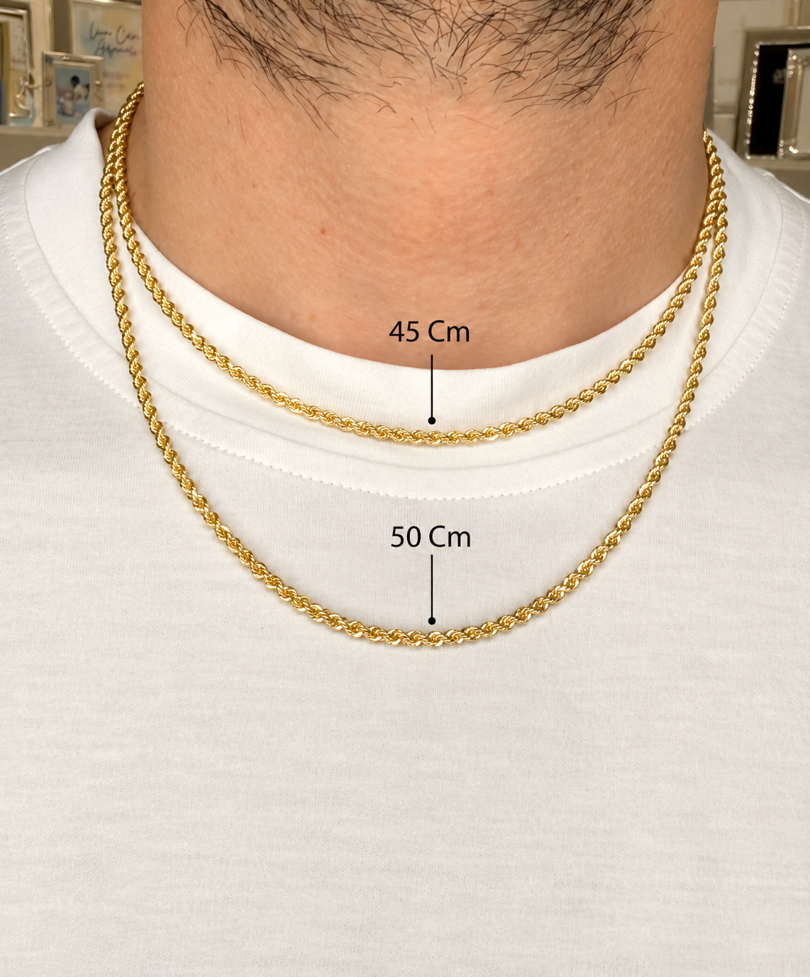 COLLANA TORCHON INTRECCIATA IN ORO GIALLO 18 KT