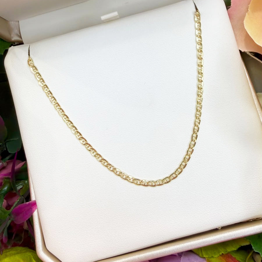 COLLANA UOMO IN ORO GIALLO 18 KT (750) – MAGLIA COMPATTA