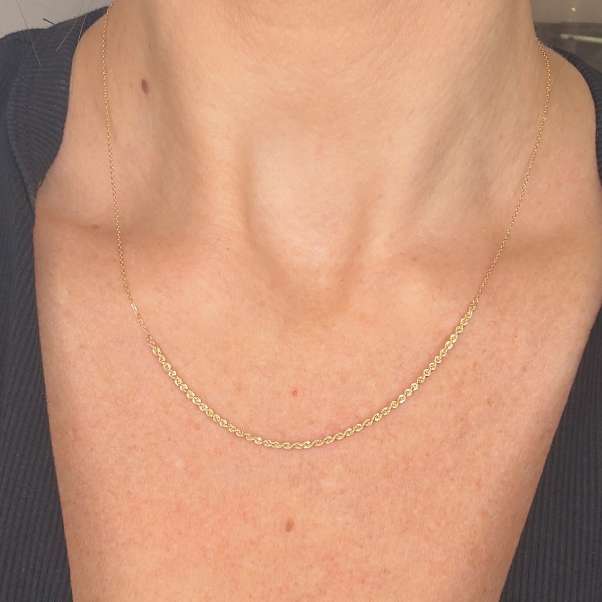 COLLANA TORCHON IN ORO GIALLO 18 KT (750)