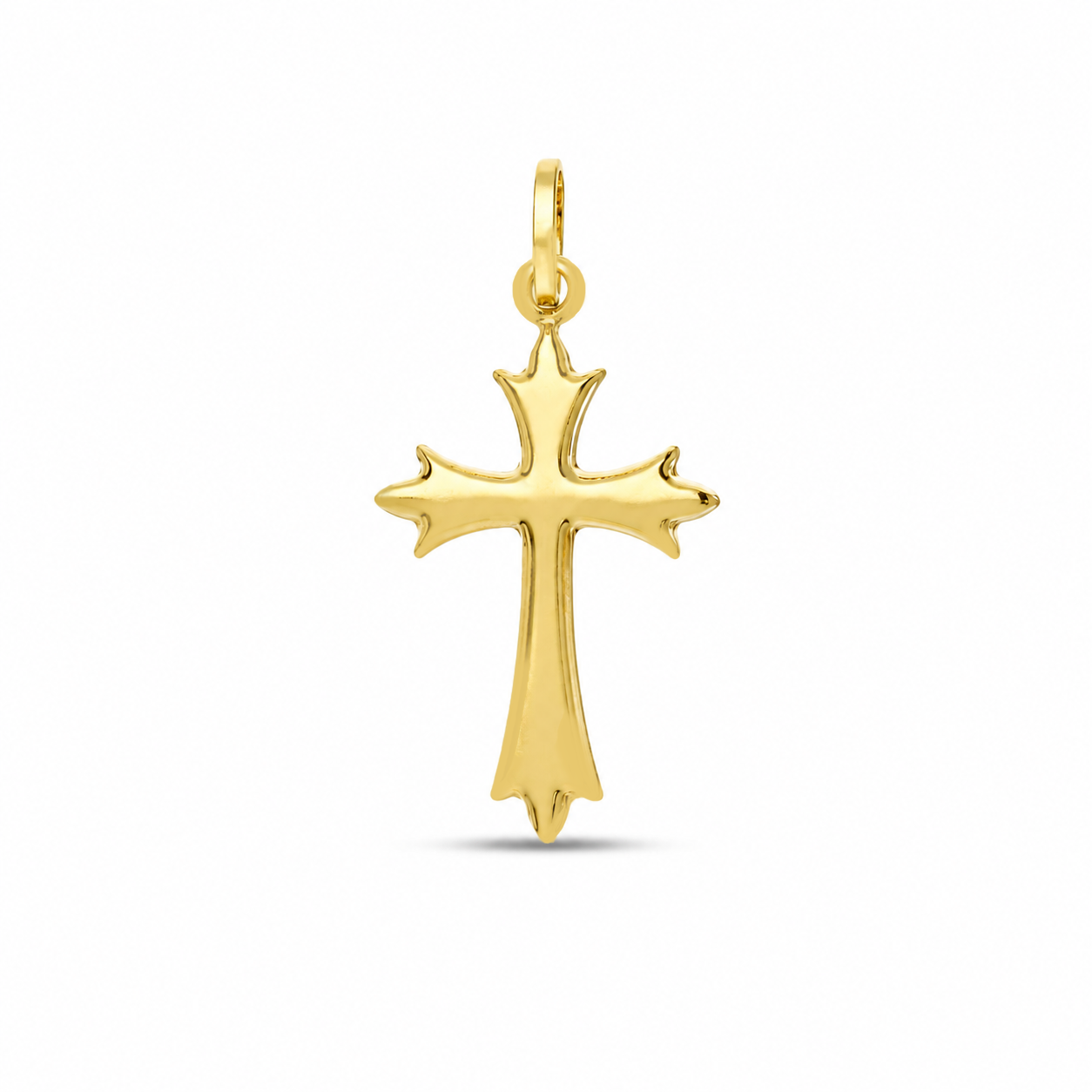 Ciondolo croce da uomo in oro giallo 18 Kt (750)