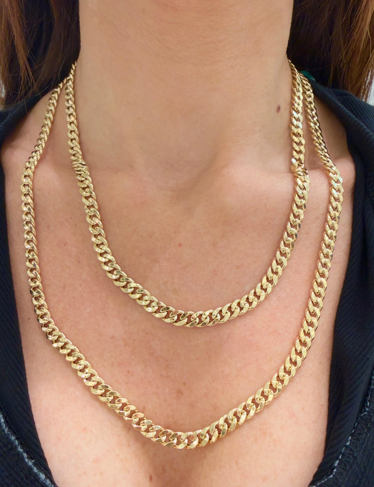 COLLANA GRUMETTA LUCIDA IN ORO GIALLO 18 KT (750)