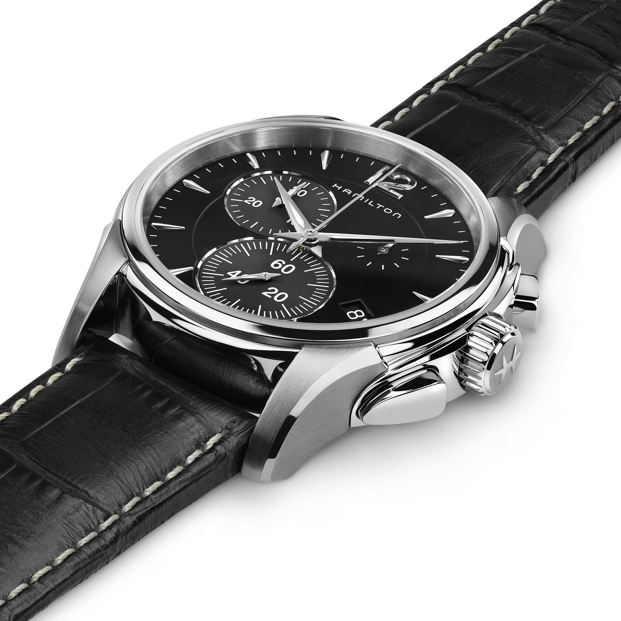 OROLOGIO HAMILTON JAZZMASTER CHRONO BLACK |42MM|
