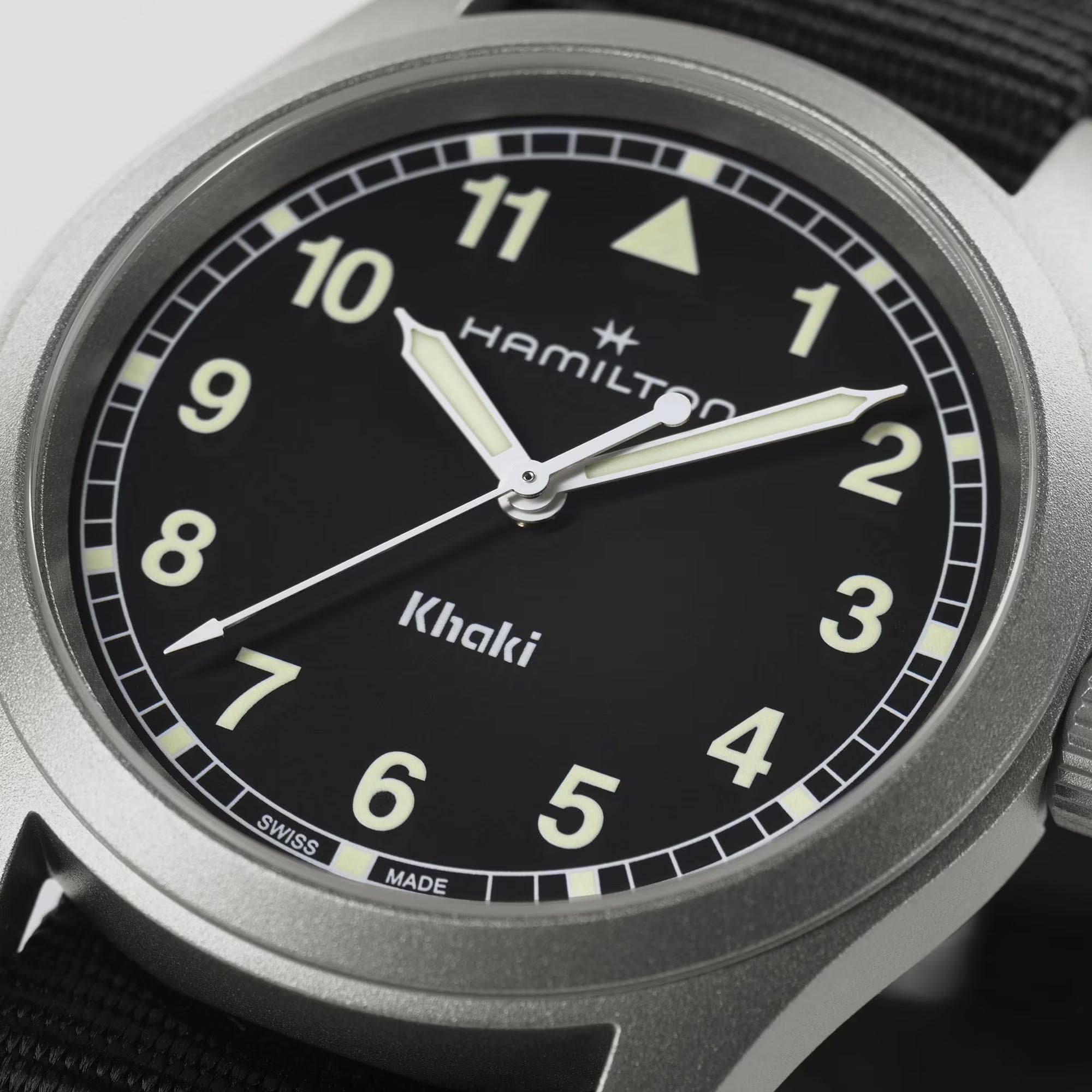 OROLOGIO HAMILTON KHAKI FIELD BLACK |38MM|