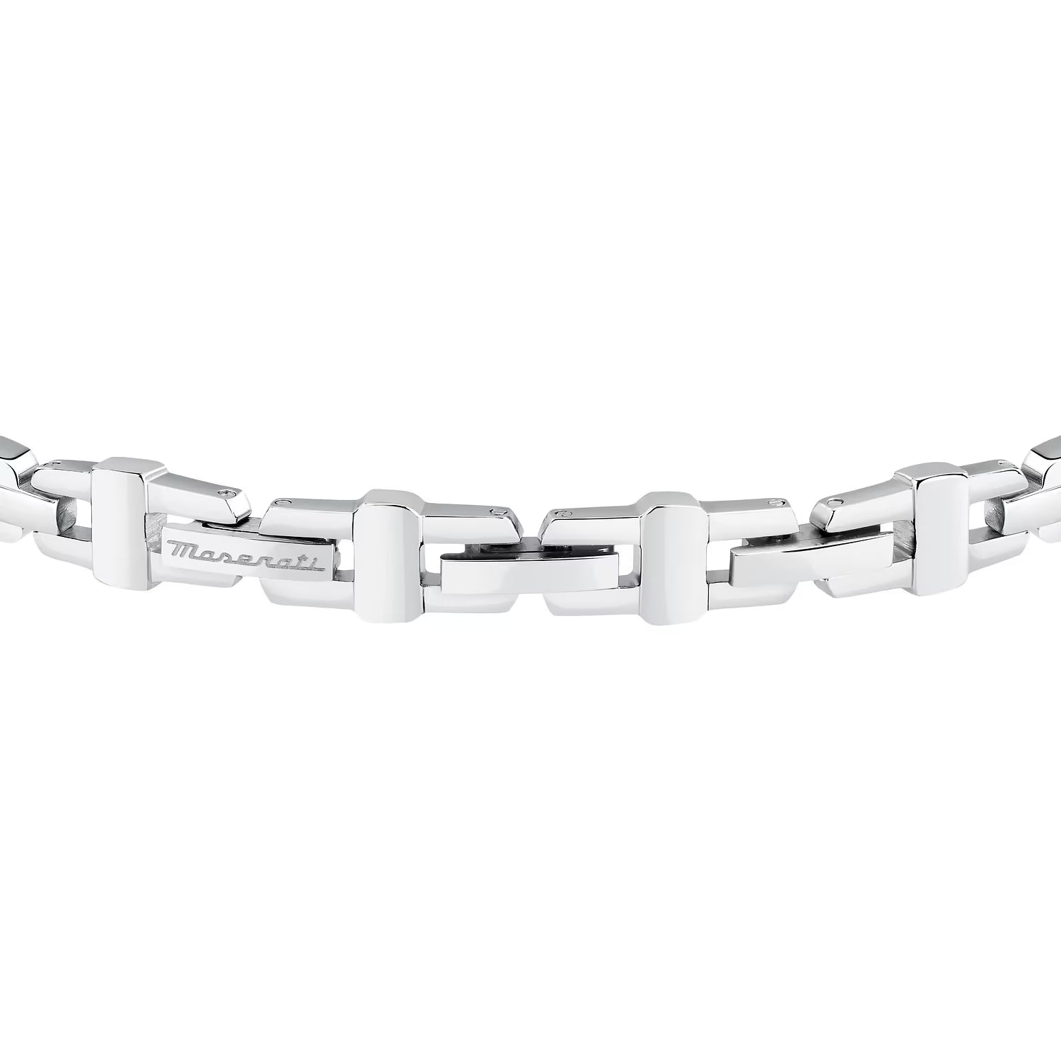 MASERATI ICONIC MEN'S BRACELET IN STEEL AND ROSE GOLD