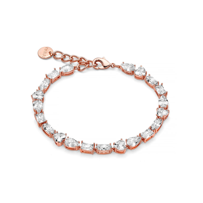 KIARA ROSÈ BRACELET WITH CRYSTALS