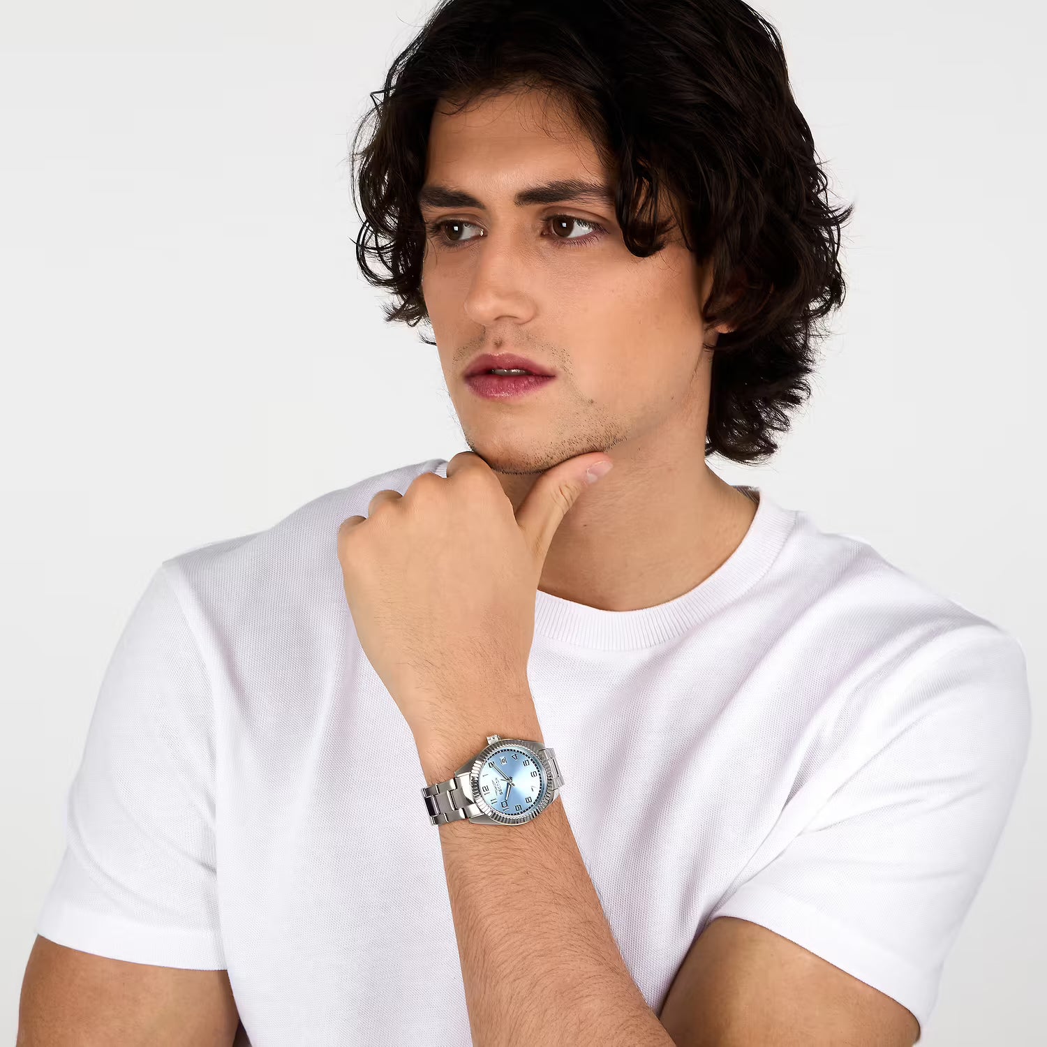 SECTOR 230 LIGHT BLUE DIAL WATCH |39MM|