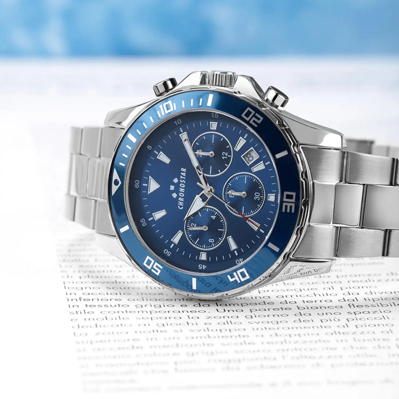 OROLOGIO CHRONOSTAR CAPTAIN BLUE DIAL |43MM|