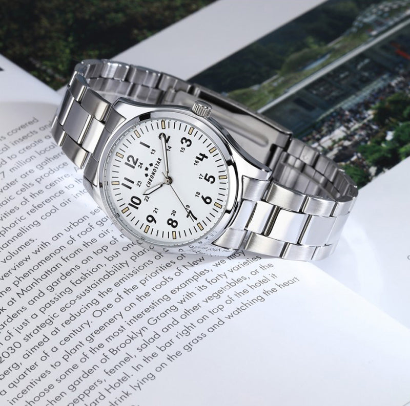 OROLOGIO CHRONOSTAR PILOT WHITE DIAL |39MM|