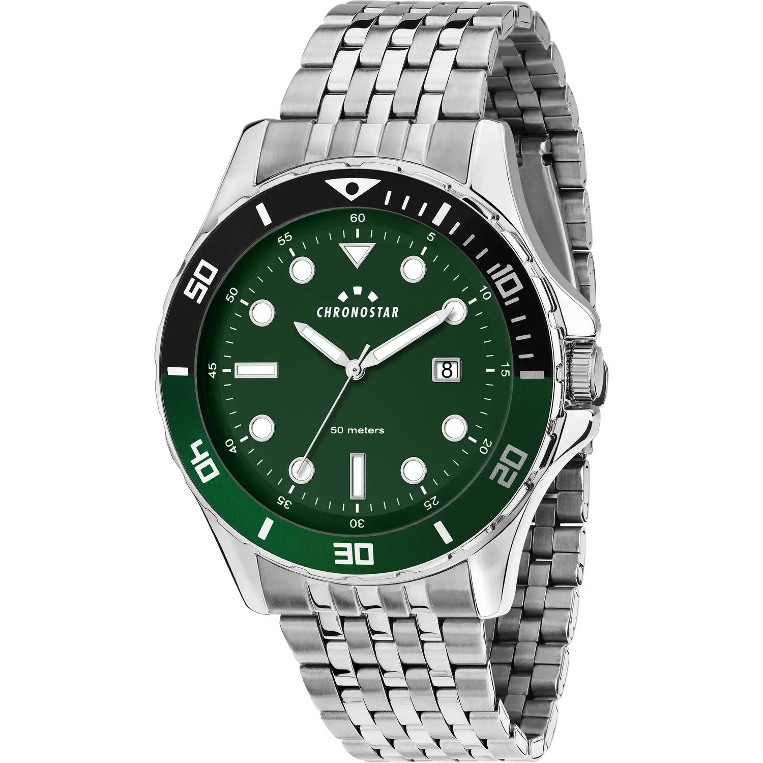 OROLOGIO CHRONOSTAR CAPTAIN 2.0 GREEN DIAL |43MM|