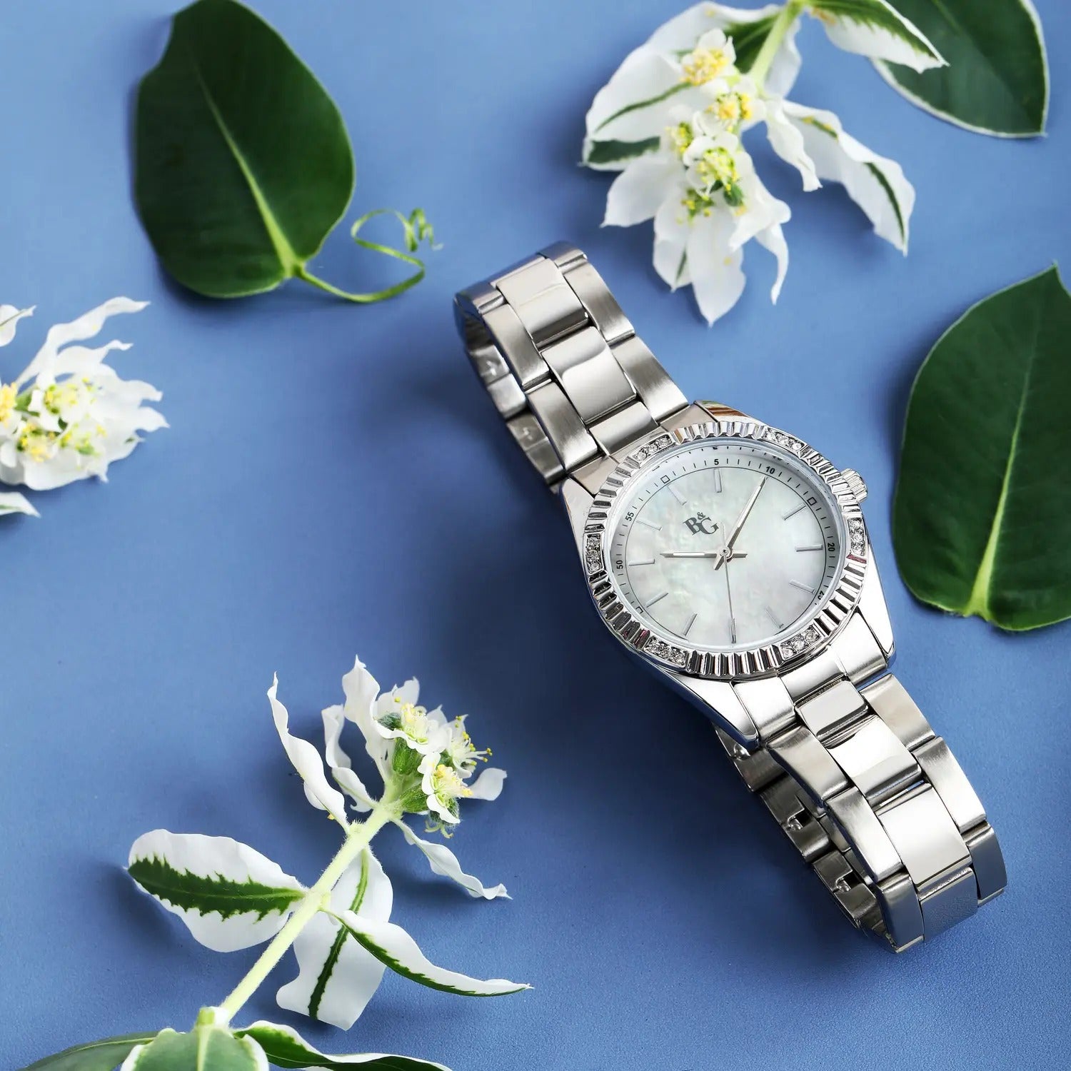 OROLOGIO B&G LUXURY BIANCO MADREPERLA DIAL |31MM|