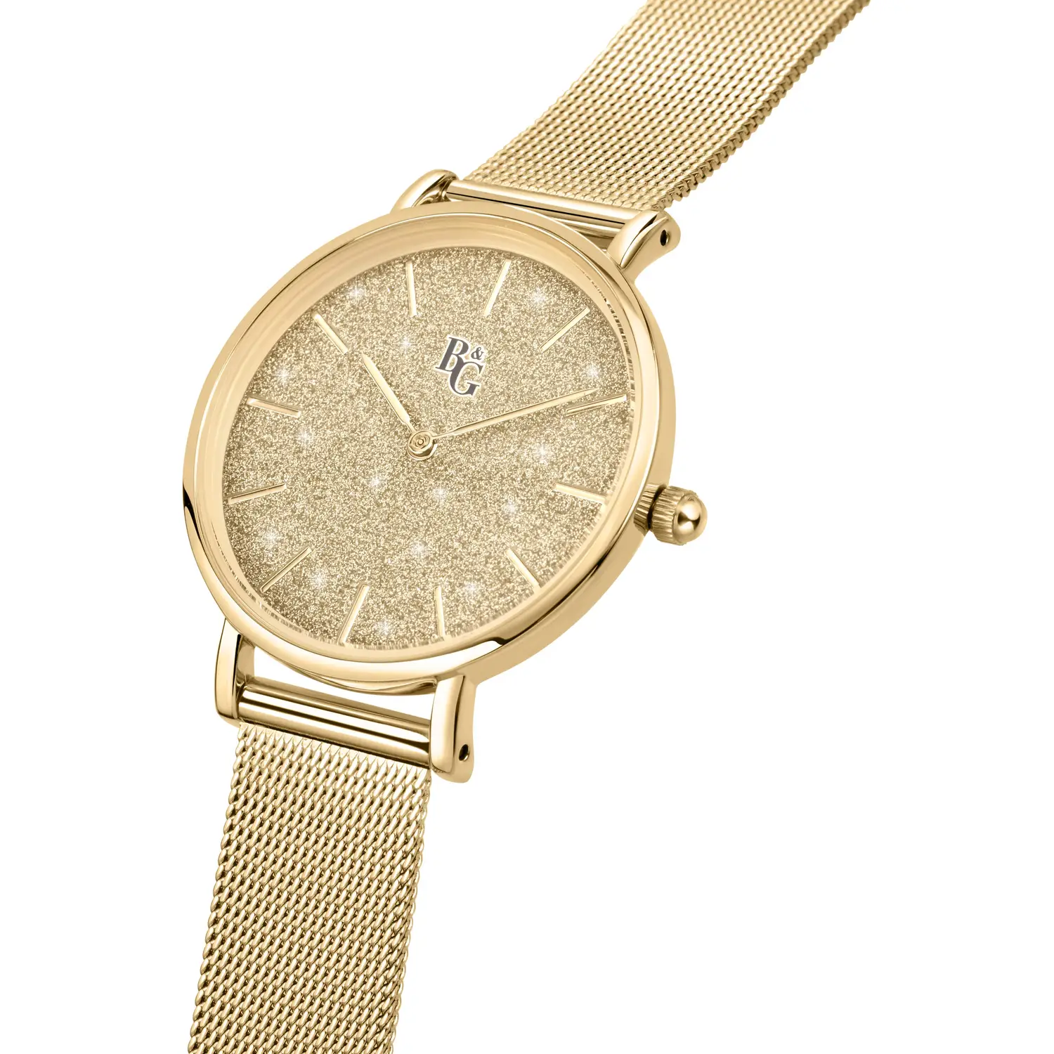 B&G PREPPY MESH GOLD DIAL WATCH |32MM|