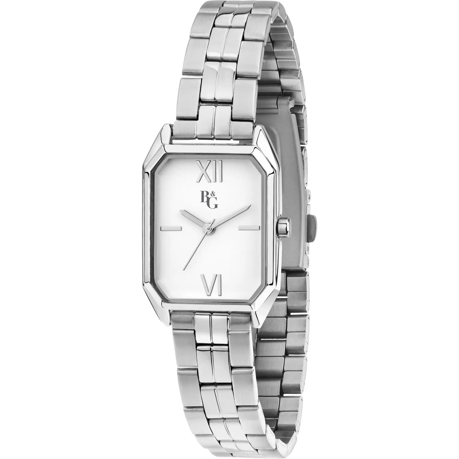 OROLOGIO B&G GLAMOUR WHITE DIAL |36.5X24.4MM|