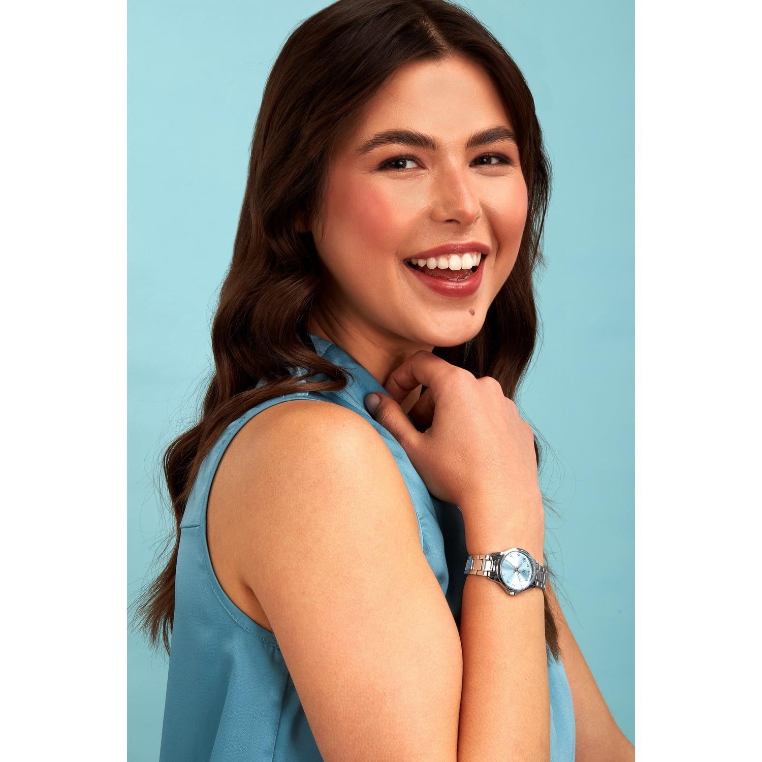 B&G STREAMER WATCH AQUA GREEN DIAL |28MM|