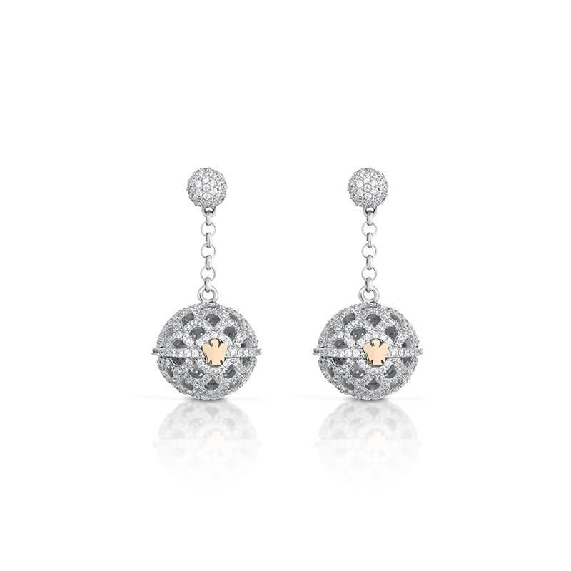 ORECCHINI ROBERTO GIANNOTTI PENDENTI CHIAMA ANGELI ZIRCONI