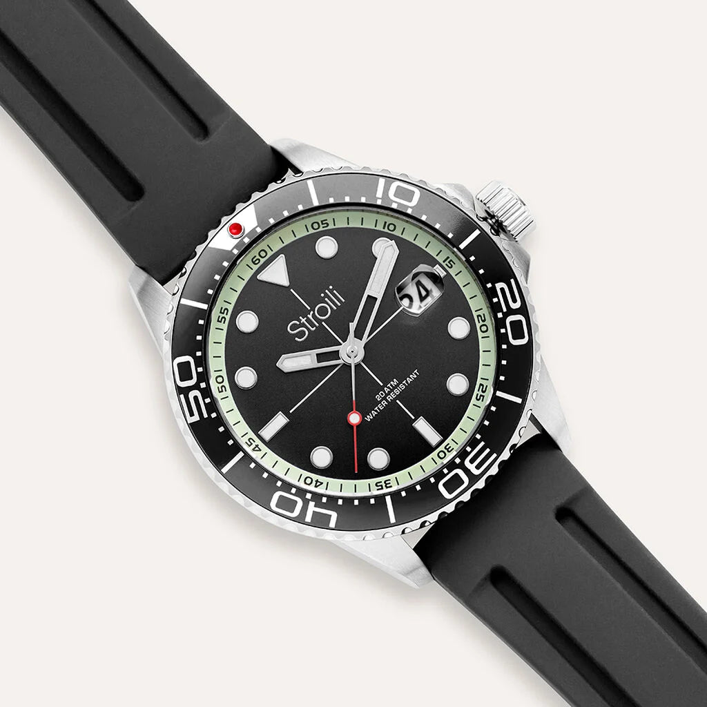 OROLOGIO STROILI MALIBÙ BLACK |42MM|