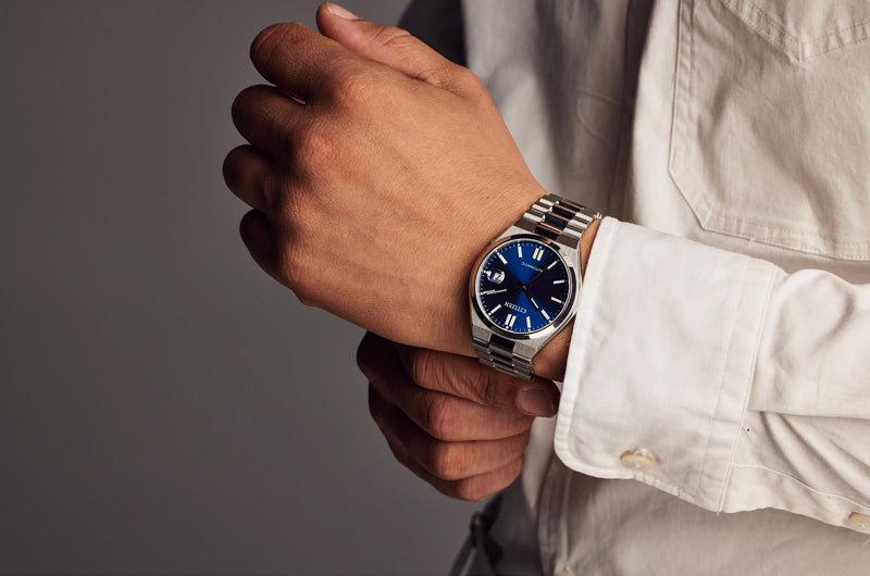 CITIZEN TSUYOSA AUTOMATIC DIAL BLUE WATCH |40MM|